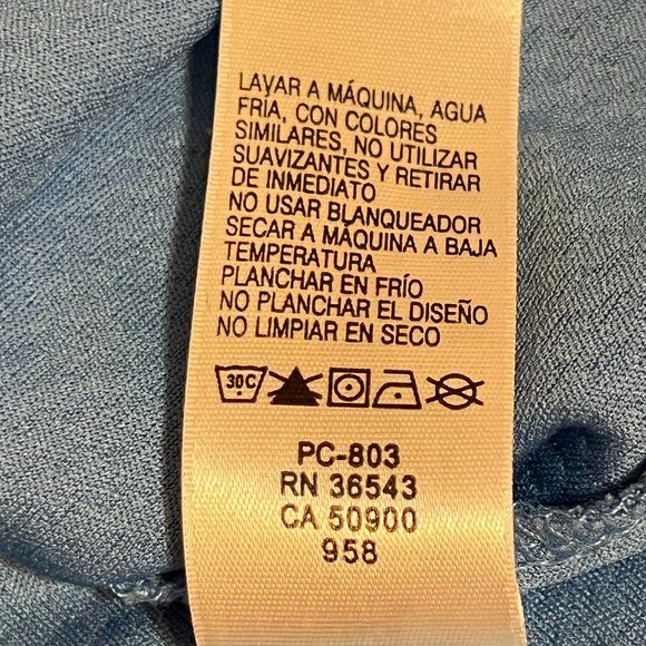 IZOD  perform Women's blue short sleeve golf shirt size M - Picture 10 of 11